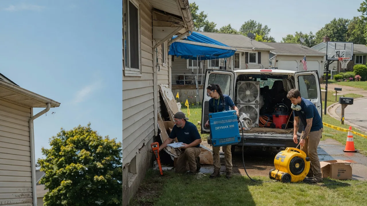 Ceiling Leak Cleanup in Clark, PA near me